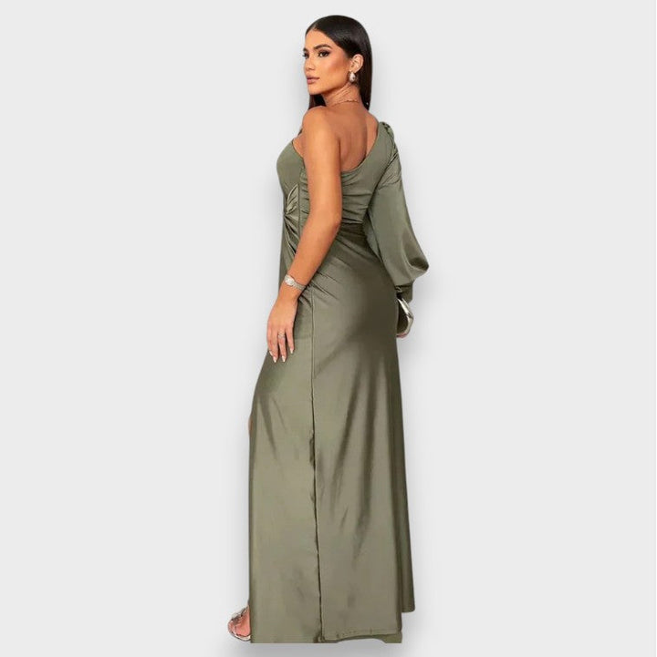 Zarra | Elegant One-Shoulder Maxi Dress