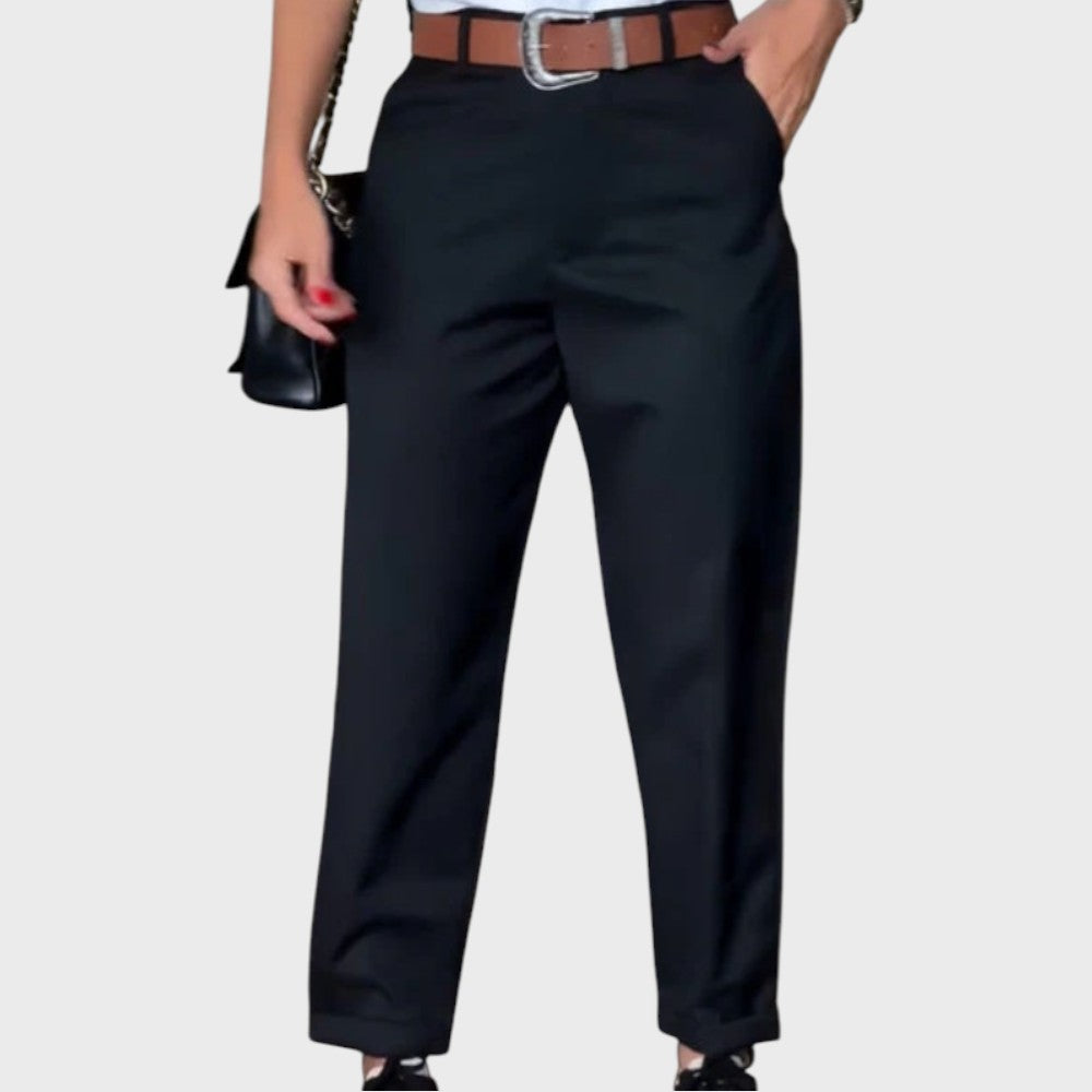 Greta | Striped Suit Trousers