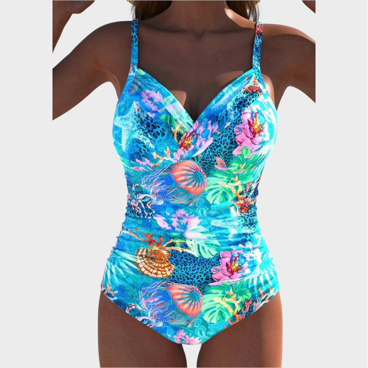 Orelia | Swimsuit with Ocean Print