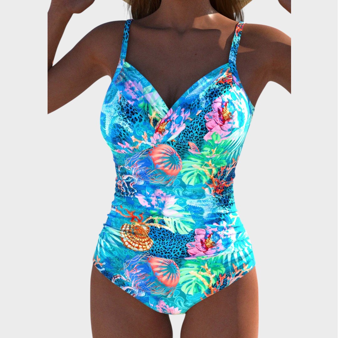 Orelia | Swimsuit with Ocean Print