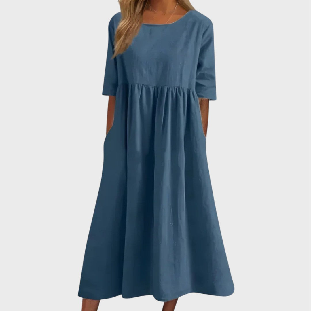 Sofia | Flattering Cotton Dress