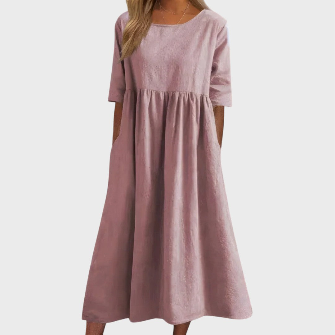 Sofia | Flattering Cotton Dress