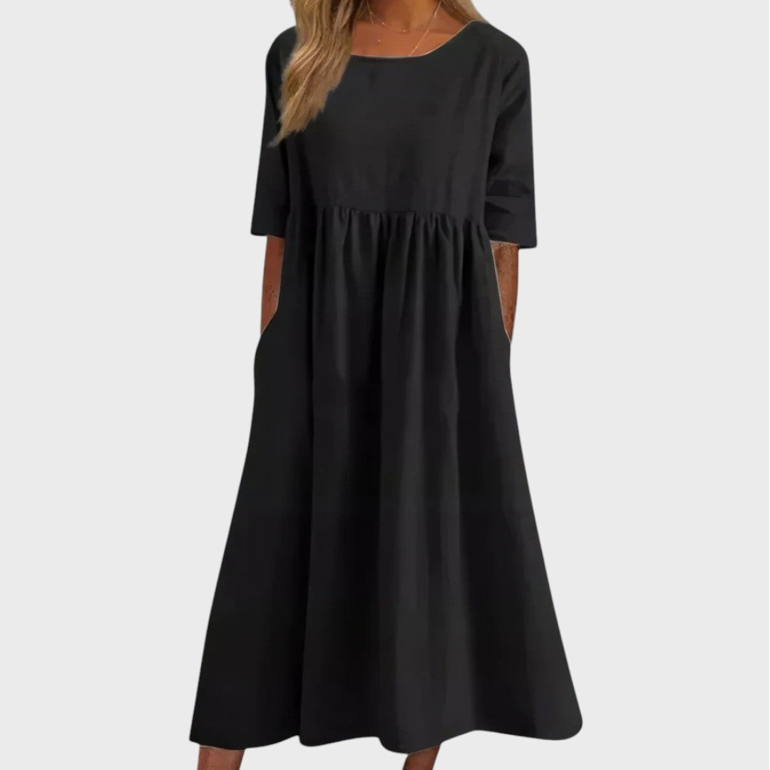 Sofia | Flattering Cotton Dress