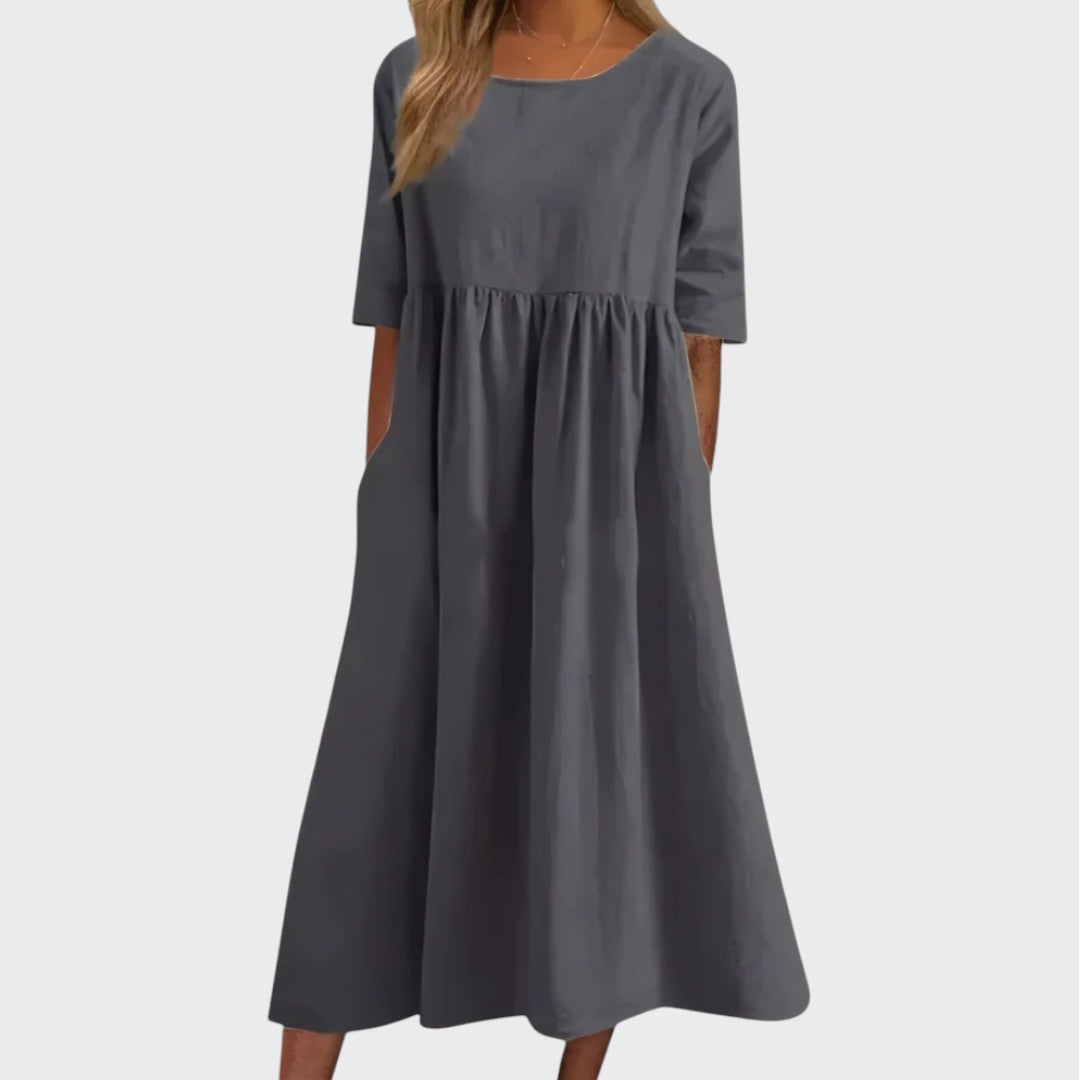 Sofia | Flattering Cotton Dress