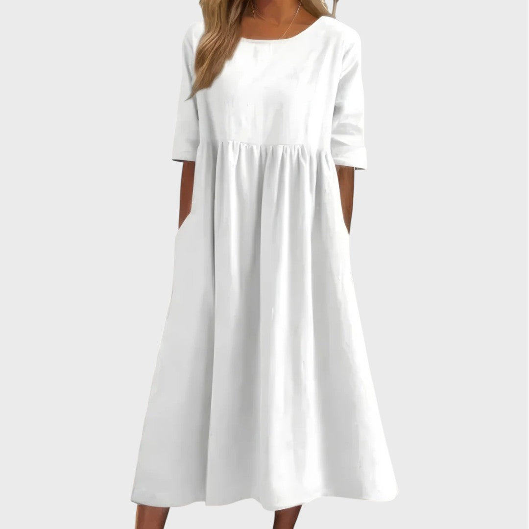 Sofia | Flattering Cotton Dress