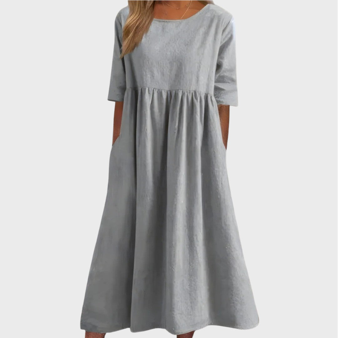 Sofia | Flattering Cotton Dress