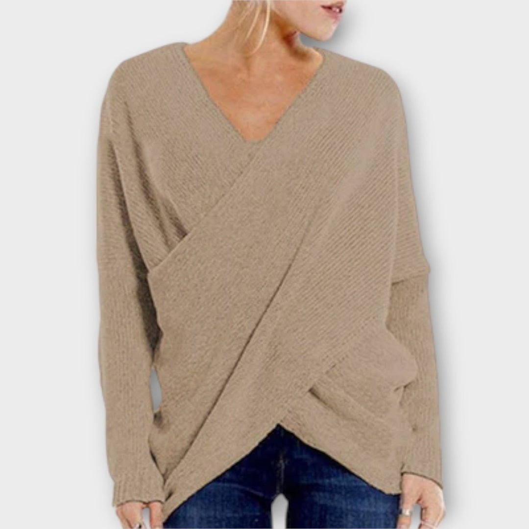 Heidi - Crossed Pullover