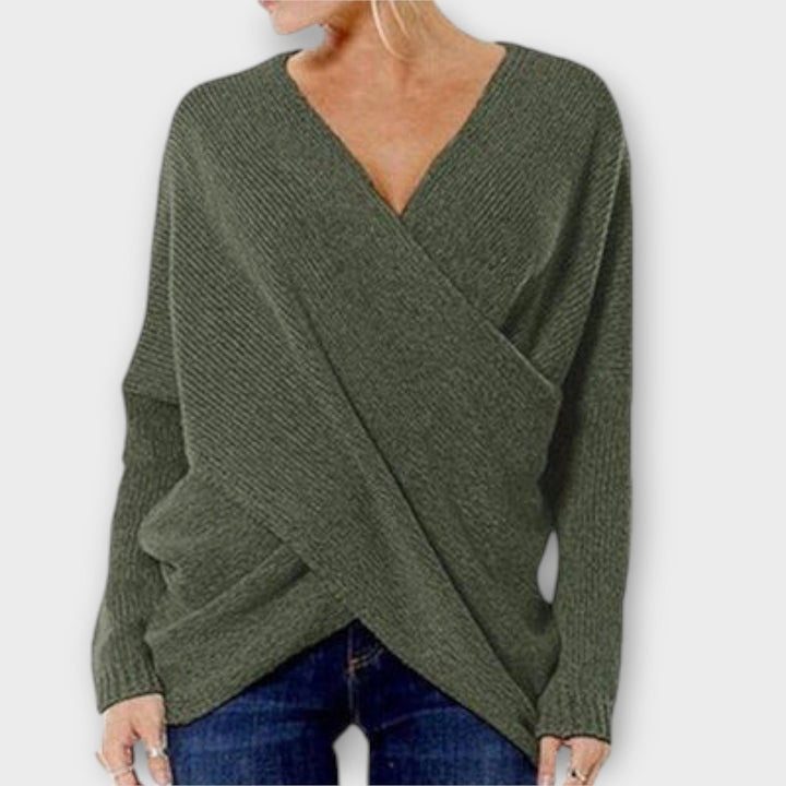 Heidi - Crossed Pullover
